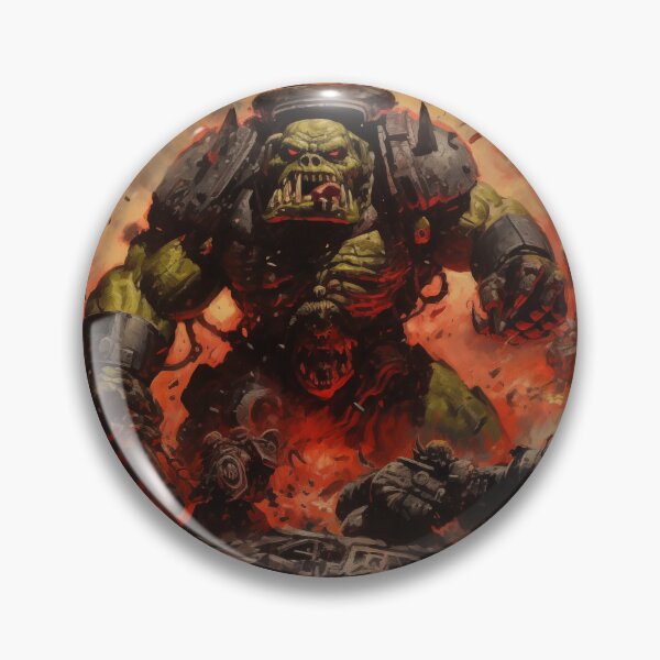 Item preview, Charging Giant Ork 40K designed and sold by Modern-Classic.