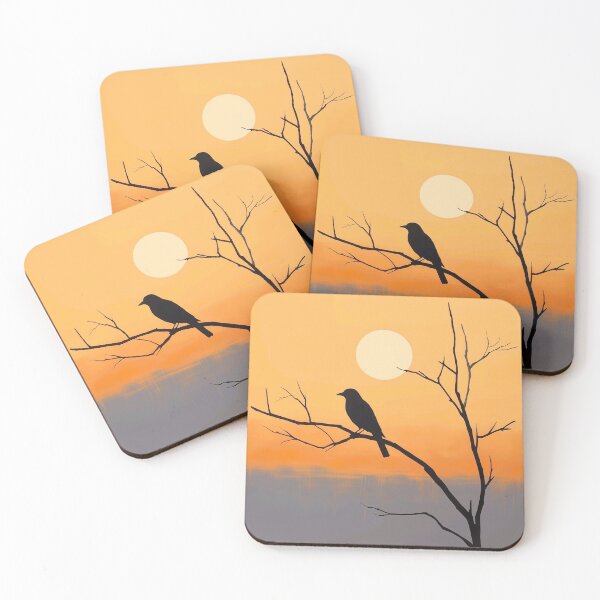 Item preview, Sunset and bird designed and sold by Trendy-Artistry.
