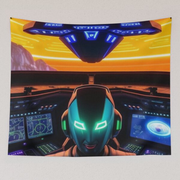 Item preview, AI Robot Exploring Mars designed and sold by TheDarkWardrobe.