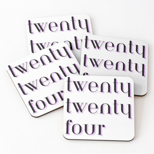 Item preview, Twenty Twenty Four (2024) Purple Text Design New Years designed and sold by helloiamskye.