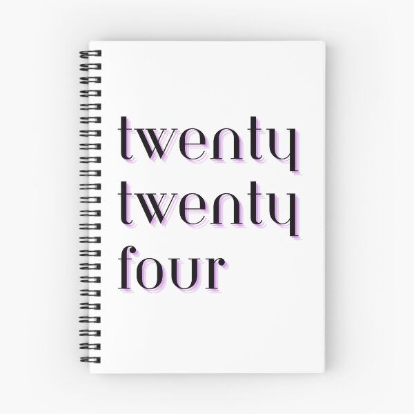 Item preview, Twenty Twenty Four (2024) Purple Text Design New Years designed and sold by helloiamskye.