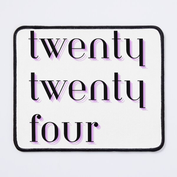 Item preview, Twenty Twenty Four (2024) Purple Text Design New Years designed and sold by helloiamskye.