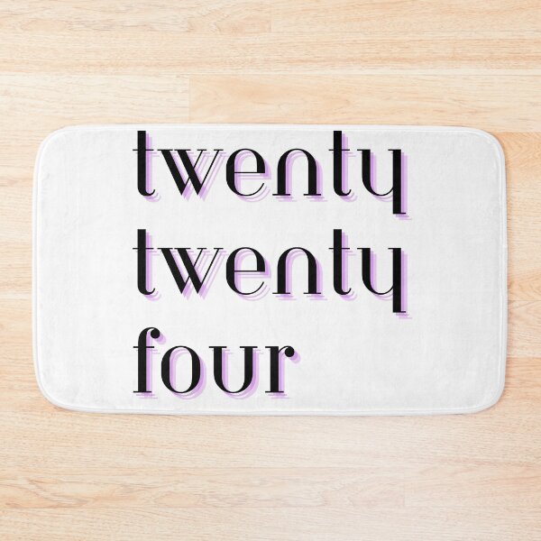Item preview, Twenty Twenty Four (2024) Purple Text Design New Years designed and sold by helloiamskye.