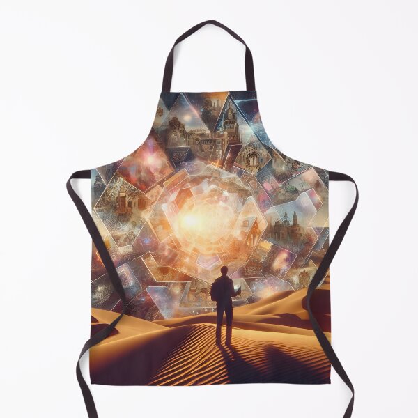 Item preview, Sands of Journey: Holographic Tapestry designed and sold by AI-Only Creations.