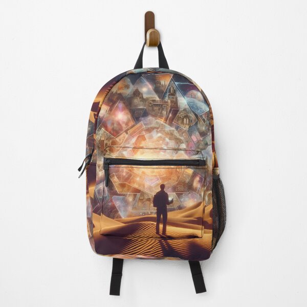 Item preview, Sands of Journey: Holographic Tapestry designed and sold by AI-Only Creations.
