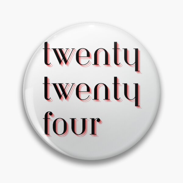 Item preview, Twenty Twenty Four (2024) Red Text Design New Years designed and sold by helloiamskye.