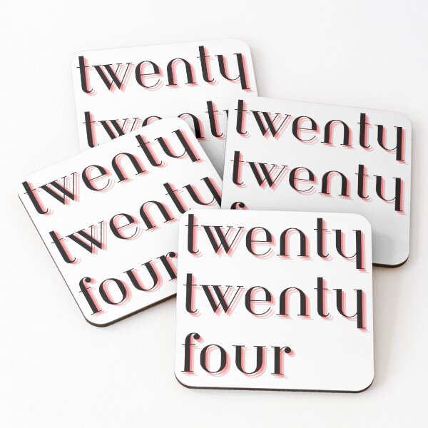 Item preview, Twenty Twenty Four (2024) Red Text Design New Years designed and sold by helloiamskye.