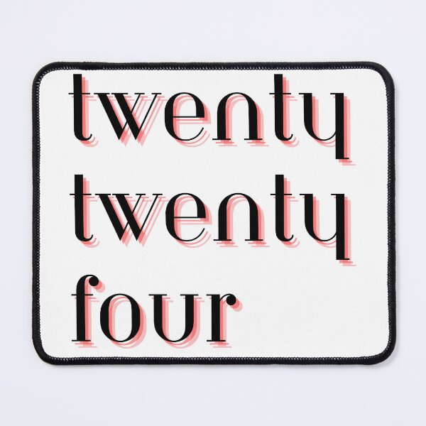 Item preview, Twenty Twenty Four (2024) Red Text Design New Years designed and sold by helloiamskye.