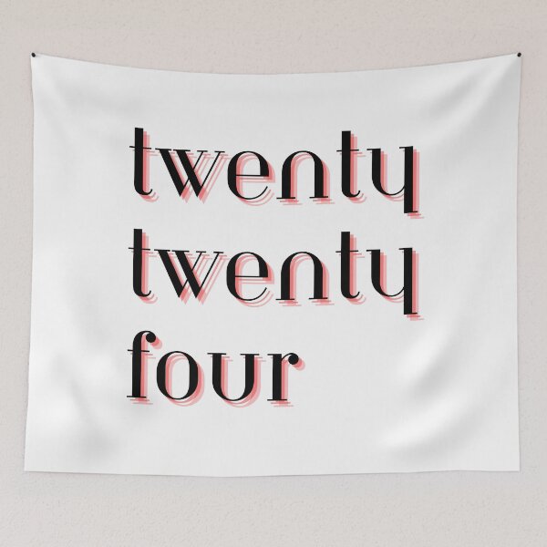 Item preview, Twenty Twenty Four (2024) Red Text Design New Years designed and sold by helloiamskye.