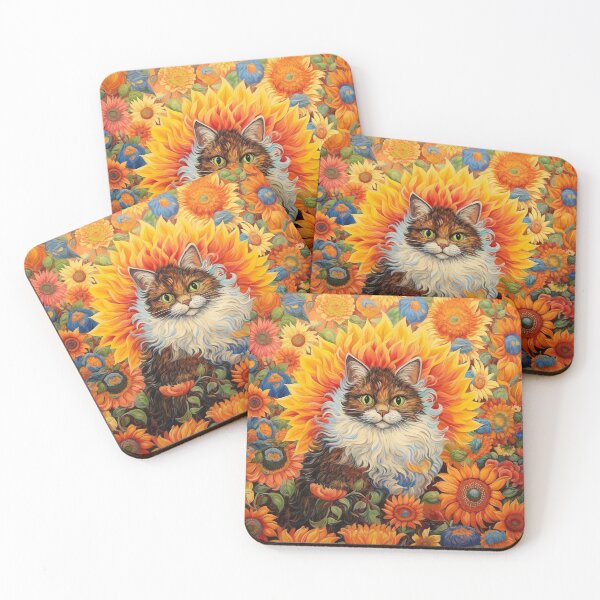 Item preview, Louis Wain Schizophrenia Cat Painting For Cat Lovers designed and sold by Petsthetic.