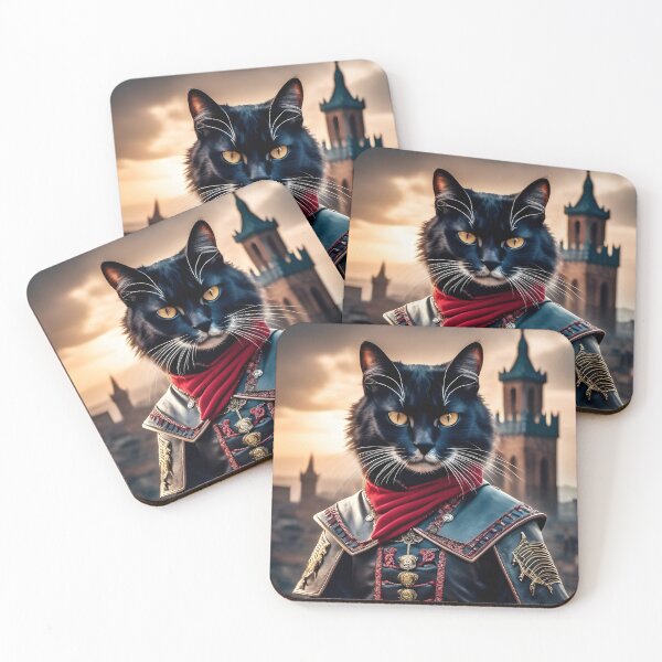 Item preview, A cat assassin in front of an eastern city designed and sold by LordFalcon.