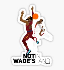 Wade Blocks LeBron Sticker