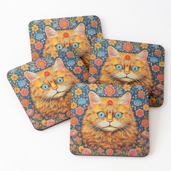Item preview, Louis Wain Schizophrenia Cat Painting For Cat Lovers designed and sold by Petsthetic.