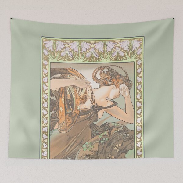 Artikelvorschau, Der Abendstern von Alfons Mucha. HIGH DEFINITION entworfen und verkauft von MINDTHECHERRY.