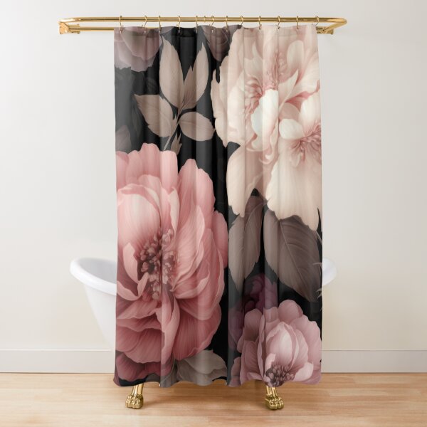 Item preview, Opulent Baroque Flowers Moody Botanical Art  Blush Pink designed and sold by artsandsoul.