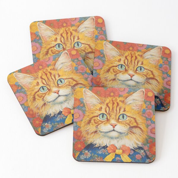 Item preview,  Louis Wain Schizophrenia Cat Painting For Cat Lovers designed and sold by Petsthetic.