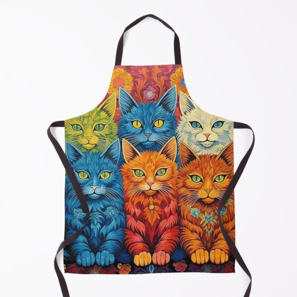 Item preview, Louis Wain Schizophrenia Cat Painting For Cat Lovers designed and sold by Petsthetic.