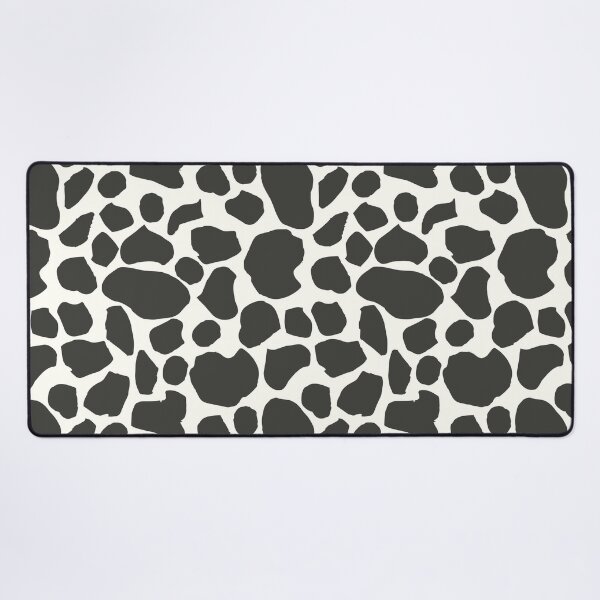 Item preview, CHARCOAL BLACK AND WHITE BOHO COW PRINT PATTERN designed and sold by blomastudios.