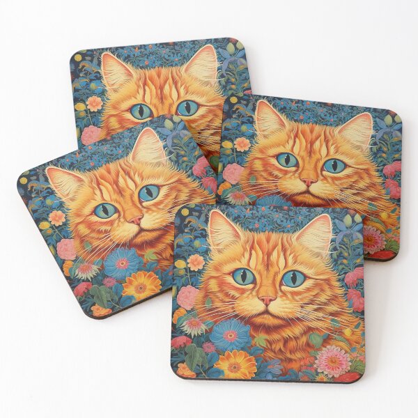 Item preview,  Louis Wain Schizophrenia Cat Painting For Cat Lovers designed and sold by Petsthetic.