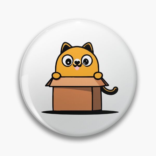 Item preview, cat box and cat litter box: Cat in box or Cardboard box designed and sold by The  Knick Knack Nook.