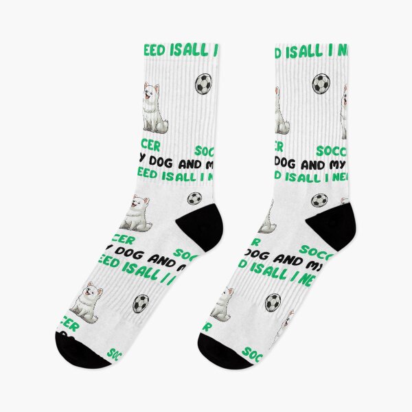 Item preview, All I need is soccer and my dog designed and sold by Gilpro Designs.