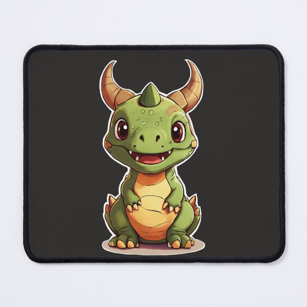 Item preview, Cute Green Dragon designed and sold by Unlimited-Store.