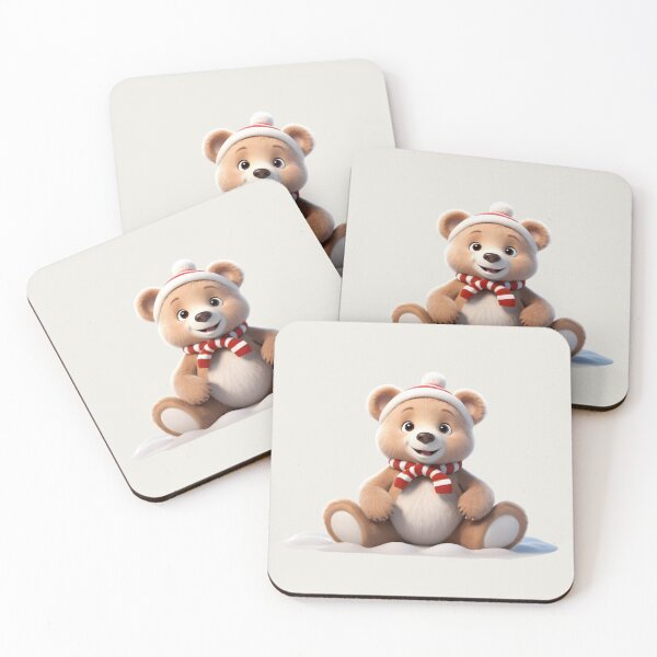 Item preview, Cute 3d baby Christmas teddy bear designed and sold by Zenalia.