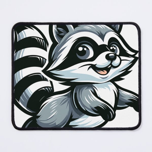 Item preview, Playful raccoon designed and sold by LongIslandDesgn.