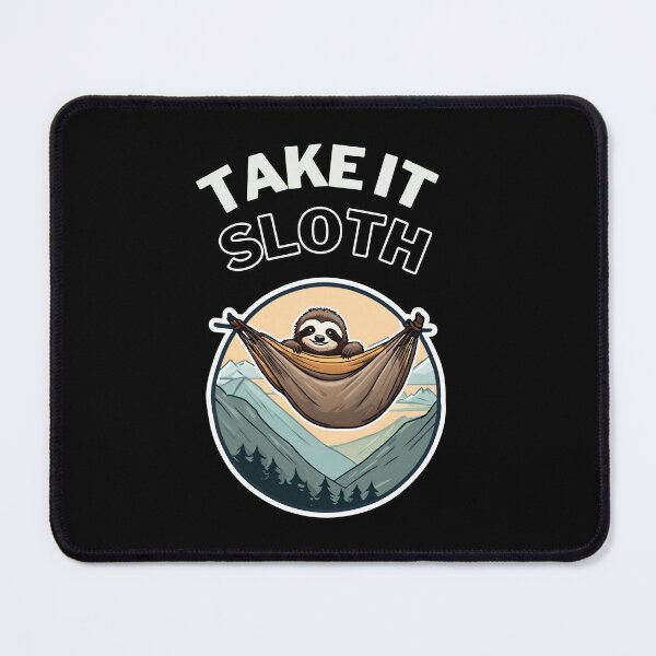 Item preview, Sloth in Hammock - Dolomites Mountains Chillout Spot designed and sold by SlothcoreVibes.