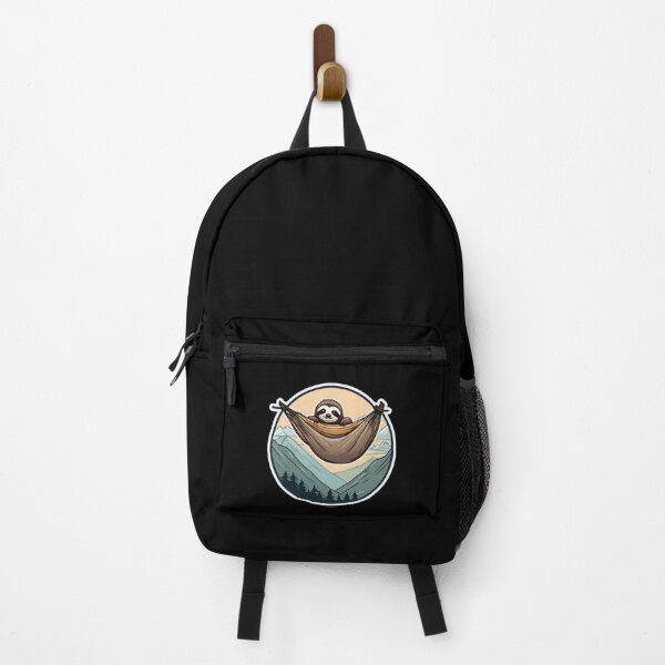 Item preview, Sloth in Hammock - Dolomites Mountains Chillout Spot designed and sold by SlothcoreVibes.