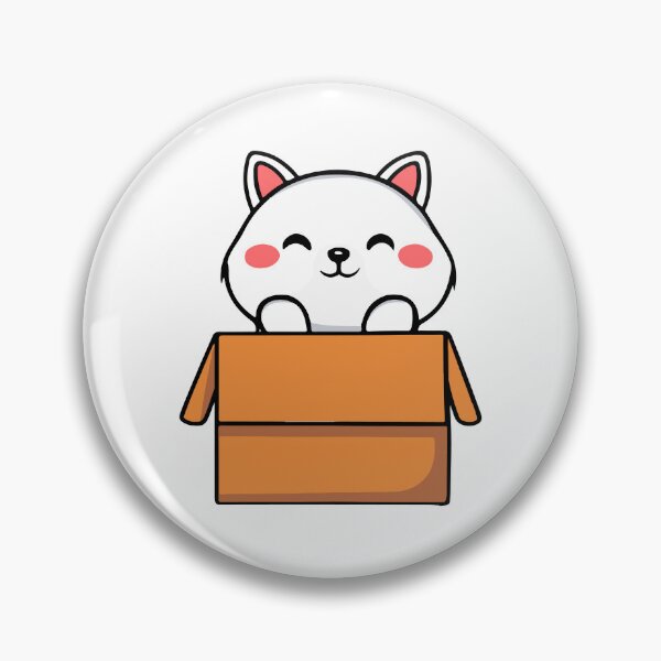 Item preview, cat box and cat litter box: Cat in box or Cardboard box designed and sold by The  Knick Knack Nook.