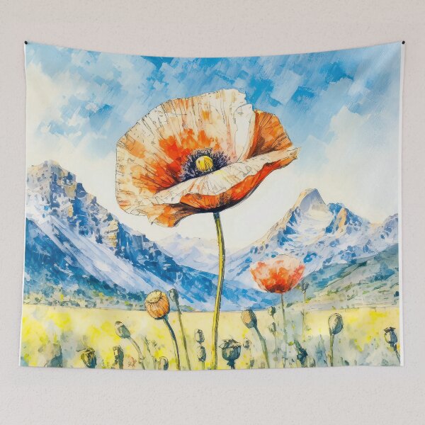 Item preview, Poppy Mountain designed and sold by dianasunandmoon.