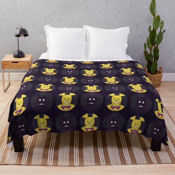 FNaF Bedding Set Quilt Set Nightmare Freddy Fazbear Bed Linen Black Be