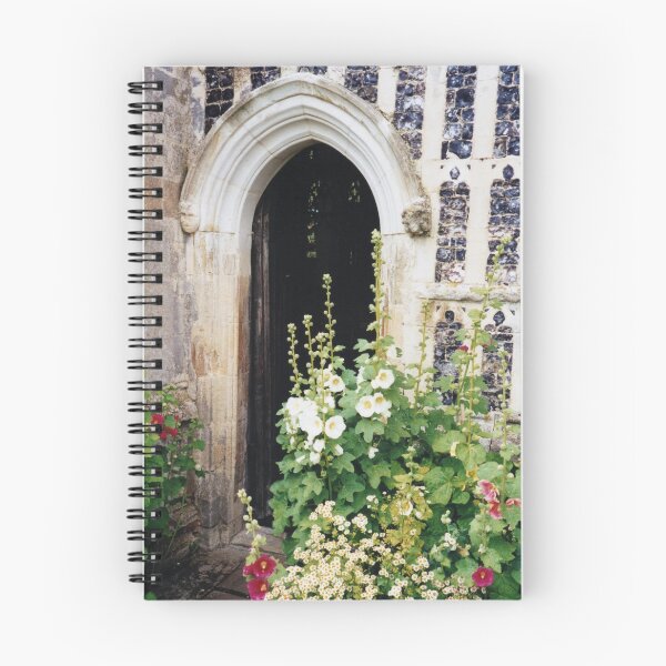Item preview, Hollyhocks & Church Door designed and sold by wiggyofipswich.