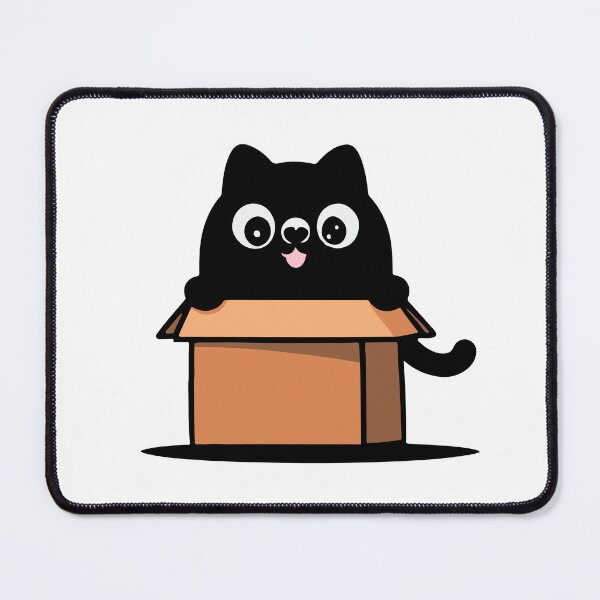 Item preview, cat box and cat litter box: Cat in box or Cardboard box designed and sold by The  Knick Knack Nook.