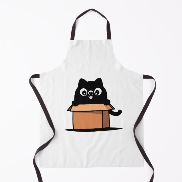 Item preview, cat box and cat litter box: Cat in box or Cardboard box designed and sold by The Knick Knack Nook.