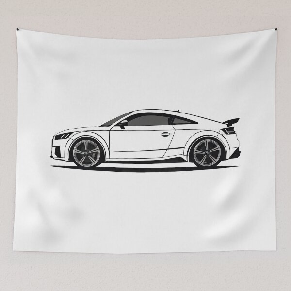 Item preview, Audi TT white design designed and sold by Jerhus.