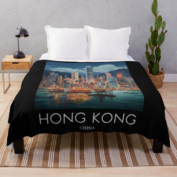Item preview, A Pop Art Travel Print of Hong Kong - China designed and sold by StudioRedKoala.