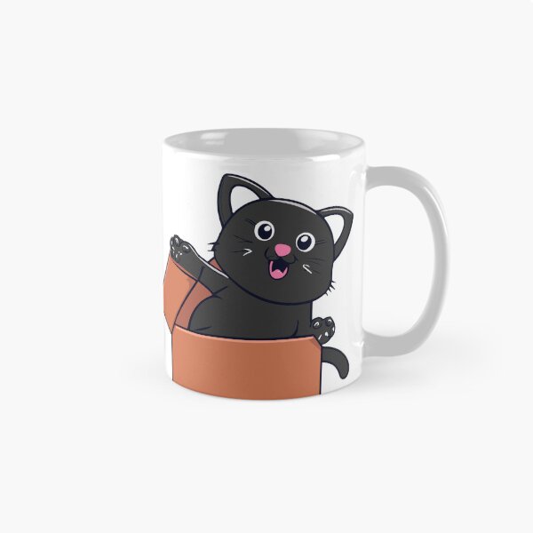 Item preview, Cat litter box and cat box sitting on cardboard box: Cat in box designed and sold by The  Knick Knack Nook.