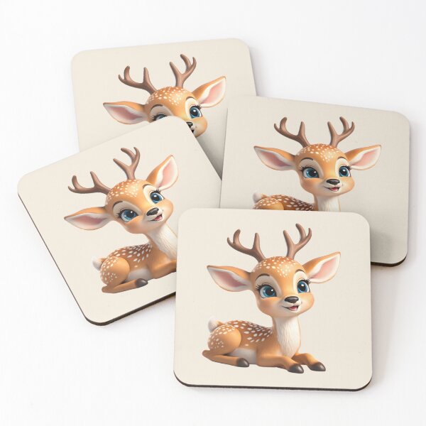 Item preview, Cute Vintage 3d Reindeer designed and sold by Zenalia.