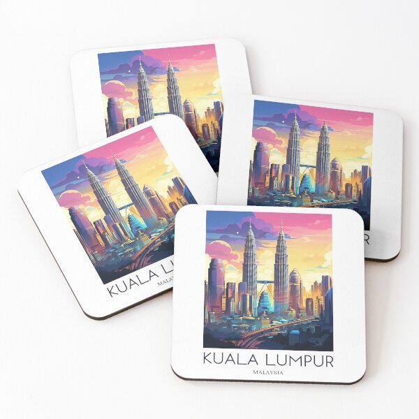 Item preview, A Pop Art Travel Print of Kuala Lumpur - Malaysia  designed and sold by StudioRedKoala.