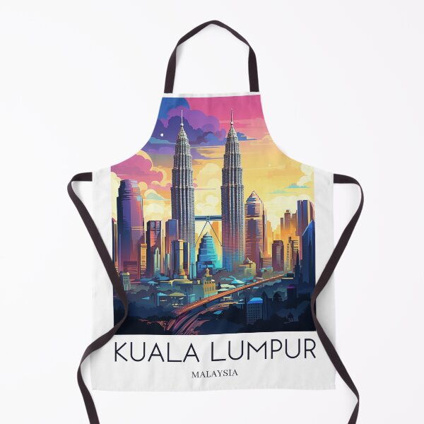Item preview, A Pop Art Travel Print of Kuala Lumpur - Malaysia designed and sold by StudioRedKoala.