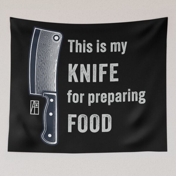 Item preview, This is my KNIFE for preparing FOOD - I love knife - I love food designed and sold by ArtProjectShop.