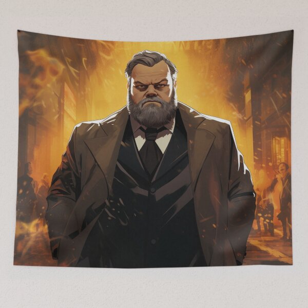 Item preview, Visions of Orson: A Cinematic Tapestry Inspired by Orson Welles Fanart designed and sold by BeerBot.