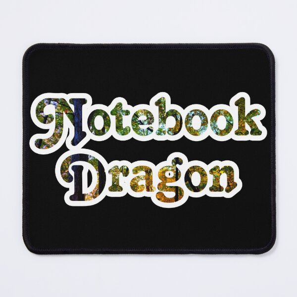 Item preview, Notebook Dragon Fun Photo Letter Design designed and sold by TwistedP-Photos.