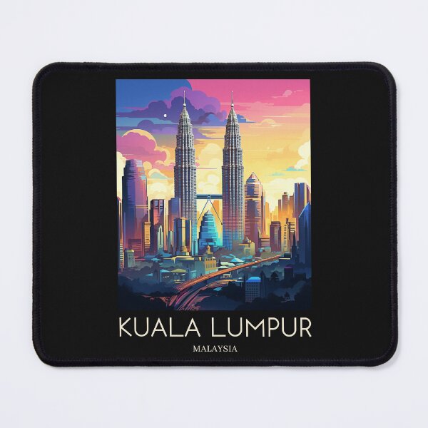 Item preview, A Pop Art Travel Print of Kuala Lumpur - Malaysia  designed and sold by StudioRedKoala.