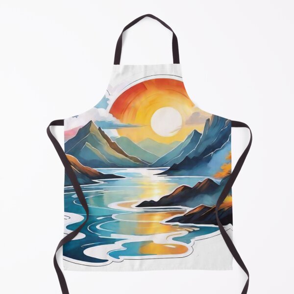 Item preview, Abstract Landscapes: Artistic Renditions of Sun, Clouds, and Rivers (256) designed and sold by WASjourney.