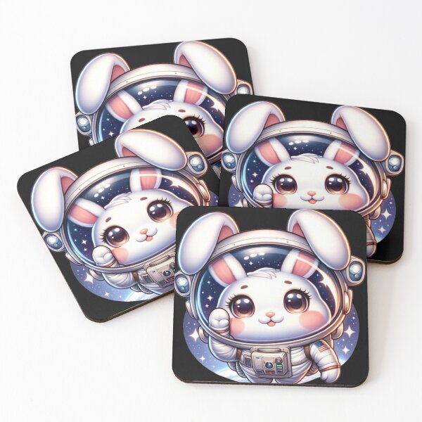 Item preview, Kawaii Astronaut Rabbit in Space designed and sold by lAnJefurtifeu.