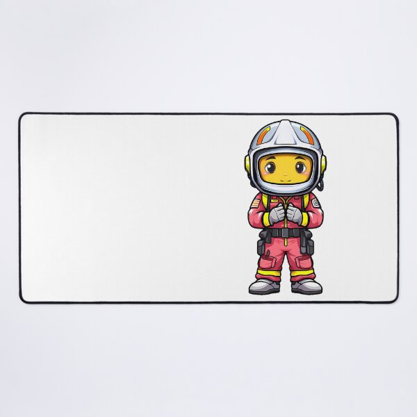 Item preview, Young Hero in Gear - Child First Responder Illustration designed and sold by NovaGenArt.