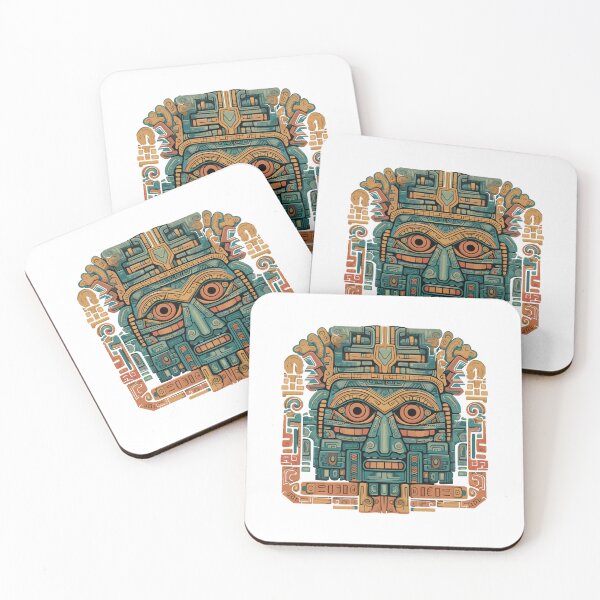 Item preview, Aztec Idol mask designed and sold by Hisirdoux.
